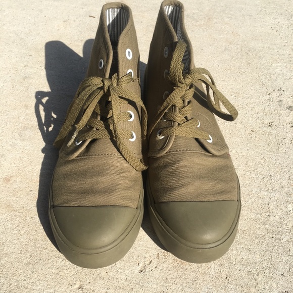 *SOLD* Bangs High Tops Pine/Green - Picture 3 of 4